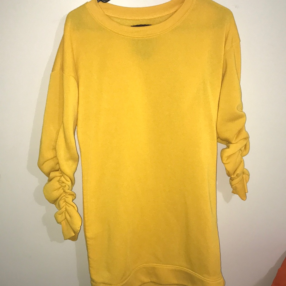 Long sleeve shirt dress